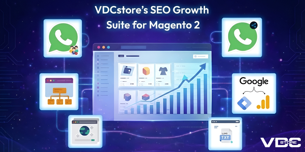 VDCstore’s SEO Growth Suite for Magento 2: Extensions That Drive Rankings, Traffic, and Revenue